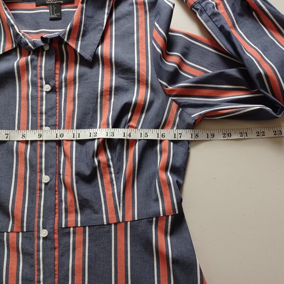 Forever 21 Striped Shirt Dress - Picture 11 of 16